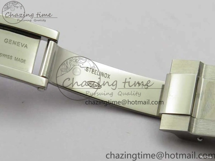 MiroTime 0319 TechFriendly Daytona 116520 SS UBF Best Edition Ice Blue MOP Crystal Markers Dial on SS Bracelet A 2938